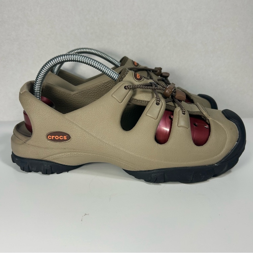 Crocs TrailBreaker Trail Fishing Hiking Sport Closed Toe Water Shoe Sandal Men 8